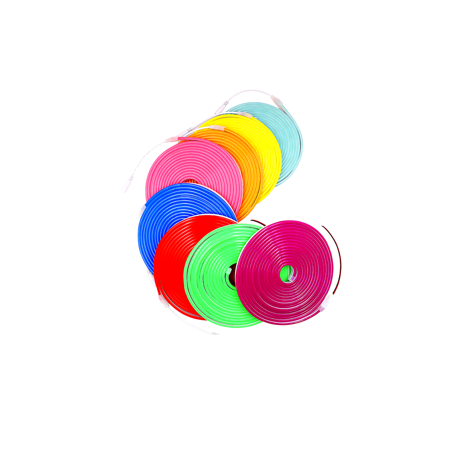 12 Volt 5 Metre 6x12mm Neon Led Şerit Tüm renkler